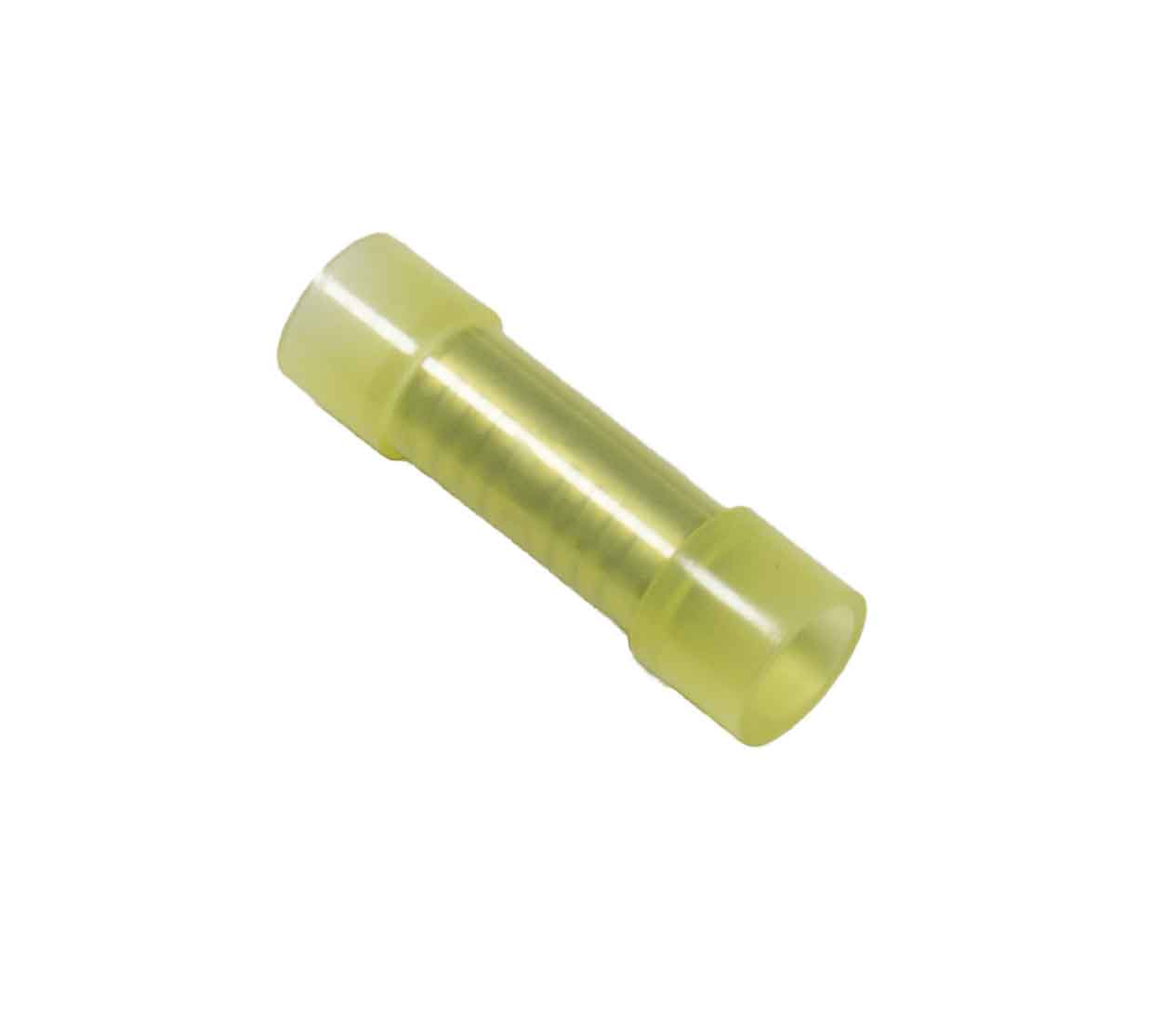 100 Pack Yellow 12-10 Gauge Nylon Butt Connectors – Wire Terminals, Made In USA