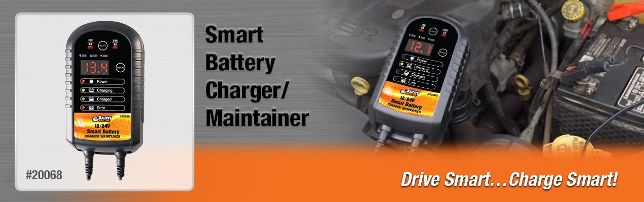 Smart Battery Charger Maintainer