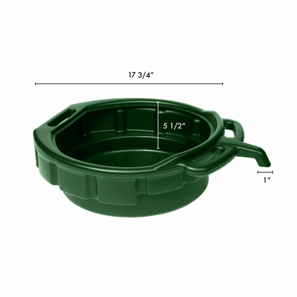 4Gallon Plastic Oil/Coolant Drain Pan Includes EZ Grip Handles