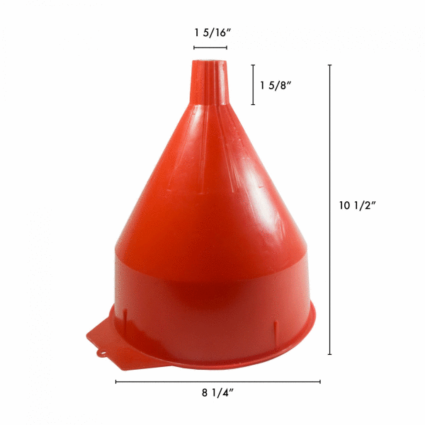 Tools & Equipment WirthCo 32006 Funnel King Red Safety Funnel with