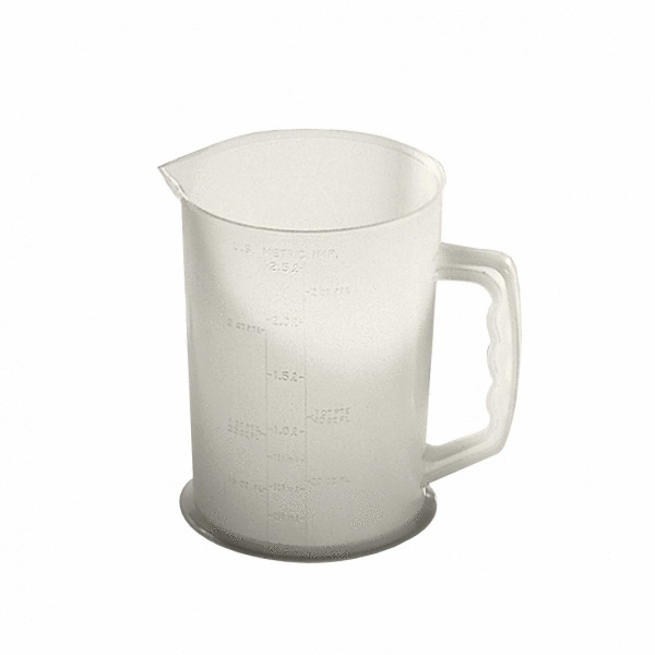 155-Ounce Heavy-Duty Graduated Measuring Container