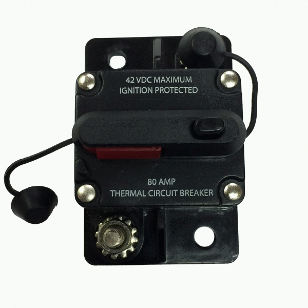 80 Amp Heavy Duty Manual Reset Circuit Breaker Bulk