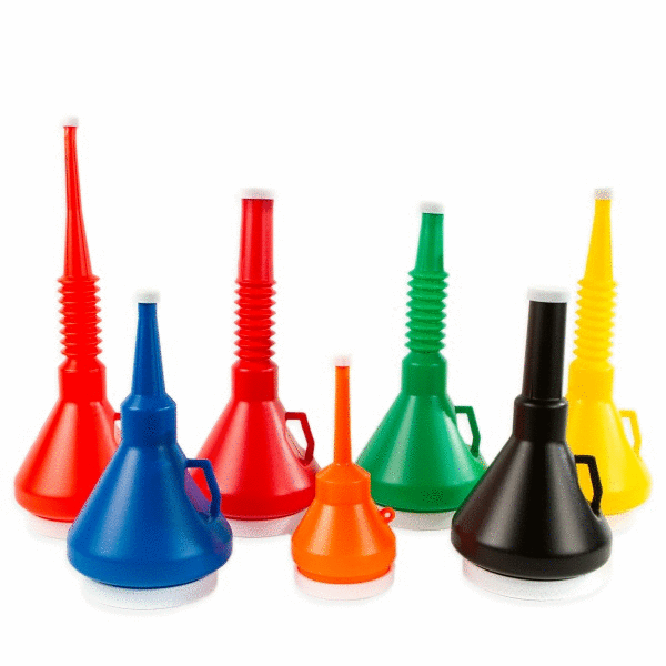 Funnel King Double Capped Funnels Flex Spout Funnels