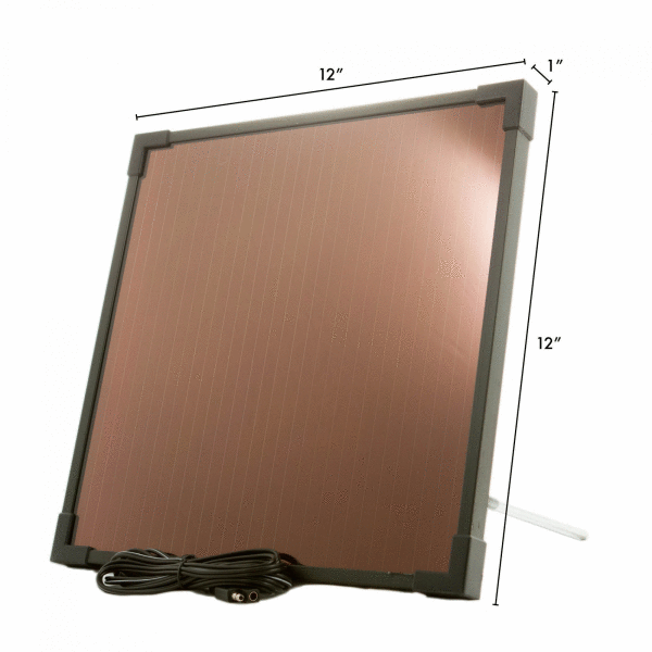 5 Watt Amorphous Solar Panel Trickle Charger / Maintainer