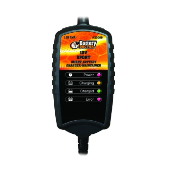 Portable Sport Battery Charger and Maintainer 12 Volt 1.25 Amp