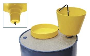 Spill resistant Smart Drum Funnel