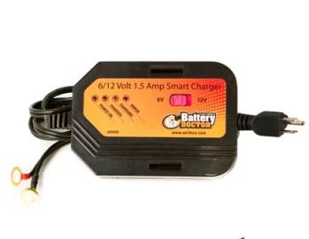 Automatic Smart Battery Charger and Maintainer 6/12 Volt 1.5 Amp
