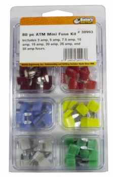 80 Piece ATM Mini-Fuse Kit