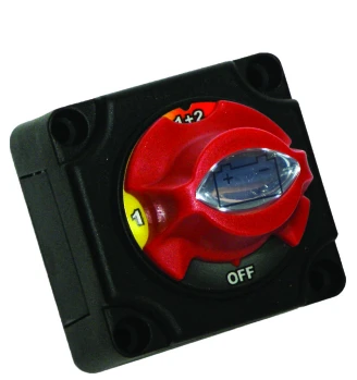 4-Position Mini Master Dual Battery Disconnect Switch