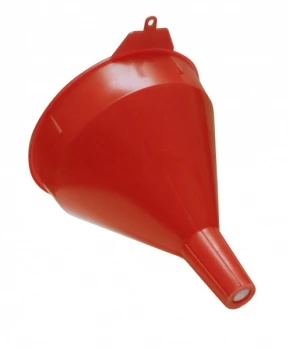 2 Quart Capacity WirthCo 32001 Funnel King Red Polyethylene Safety Funnel 